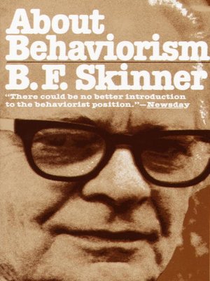cover image of About Behaviorism